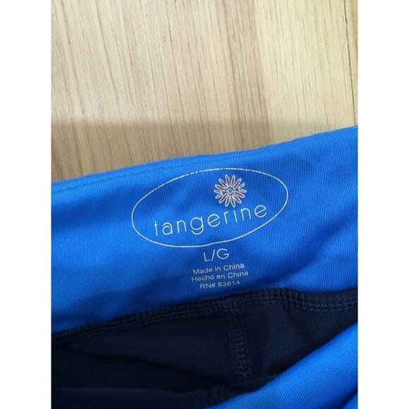 Tangerine L Blue Banded Waist Stretch Skort With Inner Shorts - Picture 2 of 3